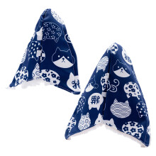 Parrots Windproof Nest Bird Cage House Snuggle Blanket-blueCat