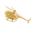 Retros Messing-Hubschrauber-Ornamente, antikes-Grundfarbe 1