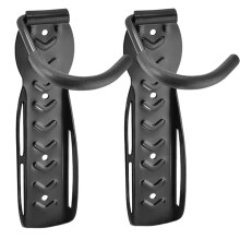 Bike Wall Mount Rack for 2 Bicycles Heavy Duty Steel with Rubber Hook SpaceSaving Vertical Storage
