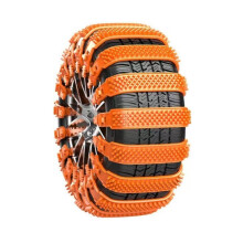 Universal Snow Tire Chains 10 Pack Heavy Duty AntiSkid Reusable TPU for Car Truck SUV