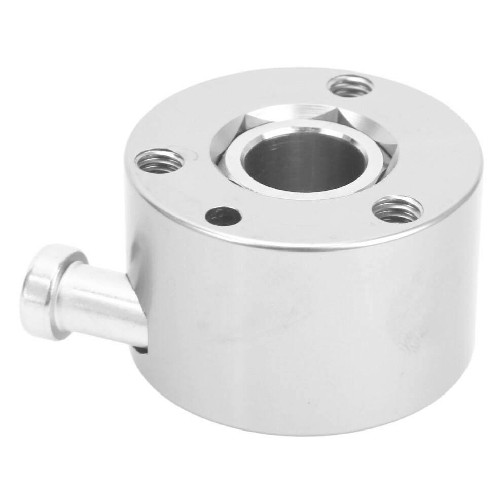 3/4In Shaft Quick Release Steering Wheel Hub With Push Button Silver 7691356611359
