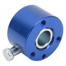 3/4in Steel Quick Release Steering Wheel Hub Blue for 3-Hole Wheels