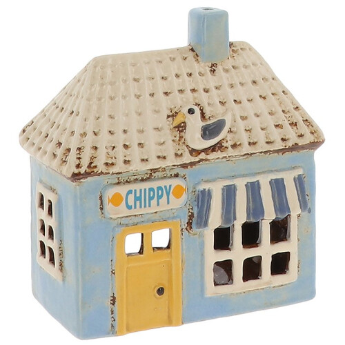 Village Pottery Chip Shop Tea Light Holder