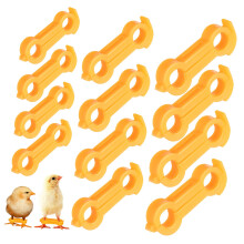 12pcs Chick Leg Band Splay Leg Hobble Adjustable Correction Support for Newborn Poultry Chicks