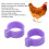 100 Poultry Identification Rings for Chicken Legs 15