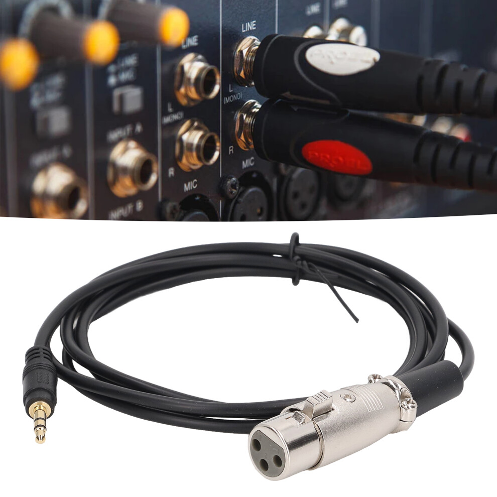 1.5M 3.5Mm Trs Male To Xlr Female Stereo Audio Adapter Cable 9341390084388
