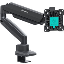 ONKRON Supporto per Monitor PC a Molla a Gas 13–32 Pollici, Supporto da Scrivania max 10 kg, VESA 75x75–100x100, Inclinabile e Rotante, Nero G80-B