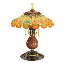 Retro Table Lamp 804 PCS DIY Mini Building Blocks Kit Vintage Desk Light Room Decor for Adults