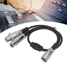 XLR männlich zu dual XLR weiblich Y-Splitter-Kabel 50 cm für Lautsprecher, Mikrofone
