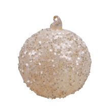 Yellow Glass Christmas Ball Ornament8/10/12cm