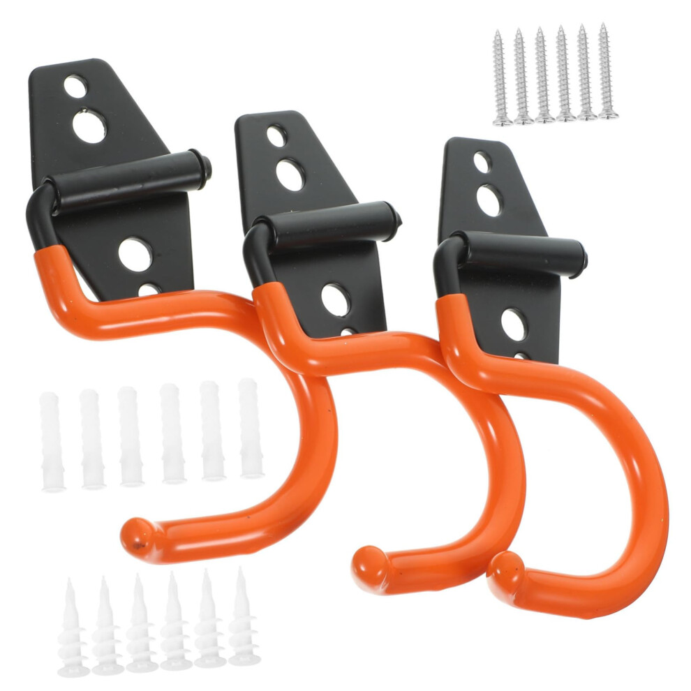 3Pcs Heavy Duty Garage Wall Hooks With Pvc Coating For Tools Ladders Bikes And Garden Storage 9455672870122