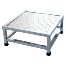 Stainless Steel Storage Rack with Moisture Proof Base, Heavy Duty Elevated Stand for Garage Kitchen 50x50x20cm