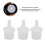 EYELASH EXTENSION Nozzle 20pcs ABS Glossy Replacement Tips for Glue Bottle Use 3