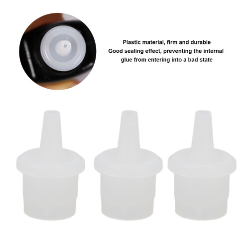 EYELASH EXTENSION Nozzle 20pcs ABS Glossy Replacement Tips for Glue Bottle Use 2