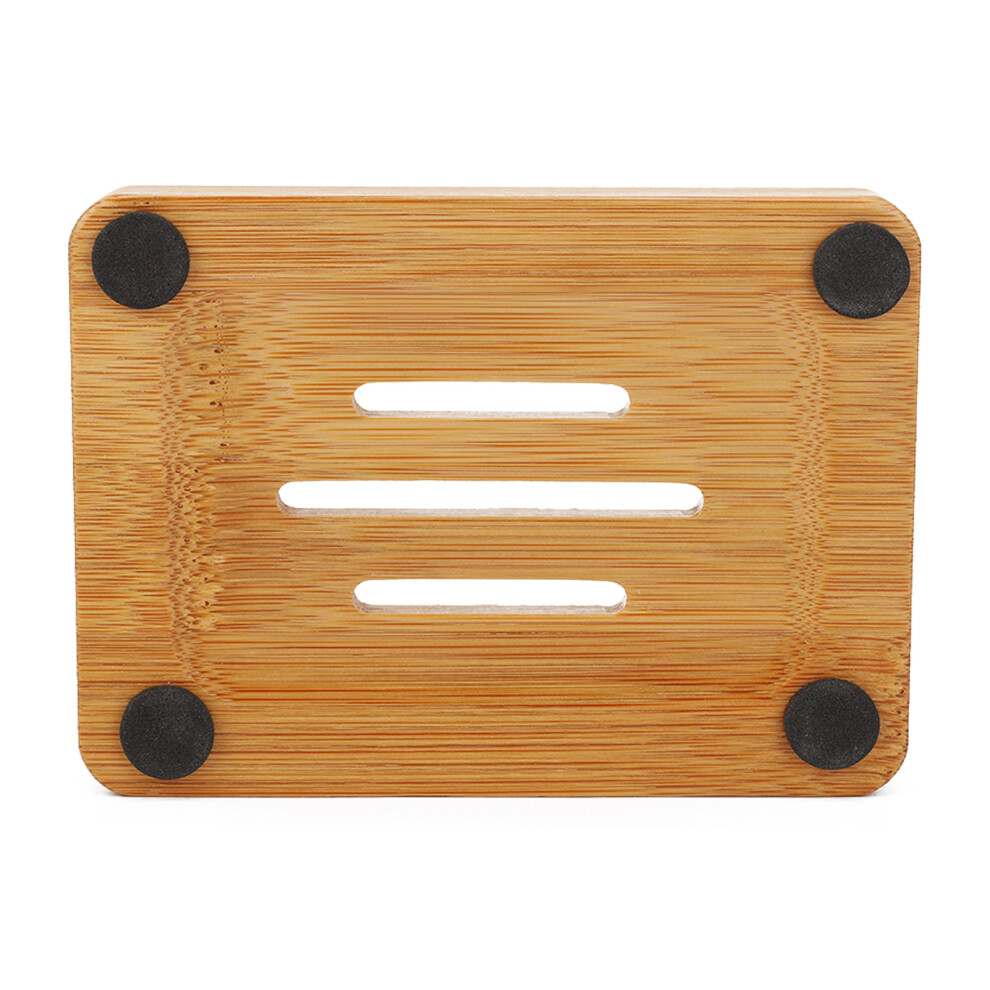 Set of 4 Bamboo Soap Holders Lightweight