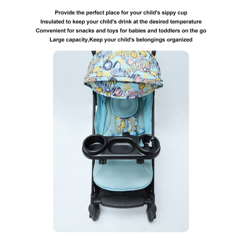 Isoliertes Kinderwagen-Getränketablett 2