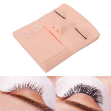 PVC Pink Lash Mannequin Head for Eyelash & Makeup Practice, 127mm