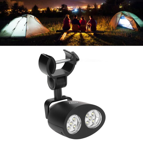 BBQ Lampe mit 10 LEDs und Klemme, 3 Stufen 1