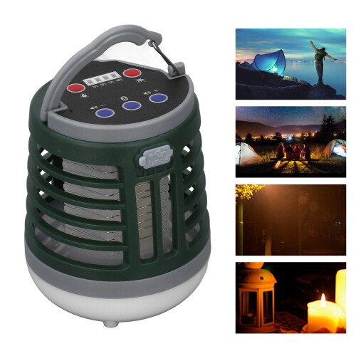 Outdoor Mosquito Killer Lantern Flashlight 1200mAh Dark Green