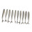 10pcs Soft Silicone Lures Double Color Fish Baits 36g Flexible Accessory 1