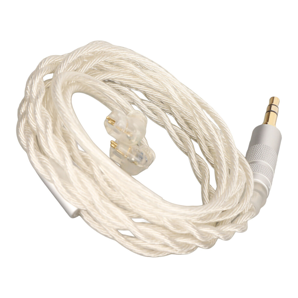 2 Pin 0.78Mm To 3.5Mm Earphone Upgrade Cable 120Cm Silver 4991390087640