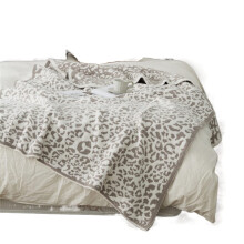 Knitted Throw Blanket for Bed Ultra Soft Warmth with Textured Stylish Pattern for Winter