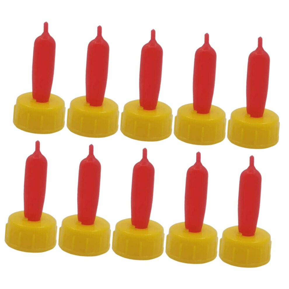 Lamb and Goat Bottle Feeding Nipples 12pcs Screw On Easy Install Quick Clean for Livestock