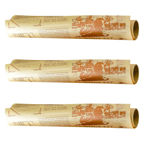 3Rolls Versatile Wrapping Paper for Home Use