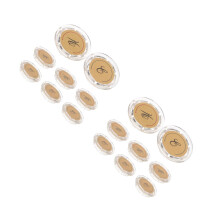 8Paren Plastic Knop Onderdelen, Decoratieve Knophoezen Bad