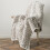 Knitted Throw Blanket for Bed Ultra Soft Warmth with Textured Stylish Pattern for Winter 3