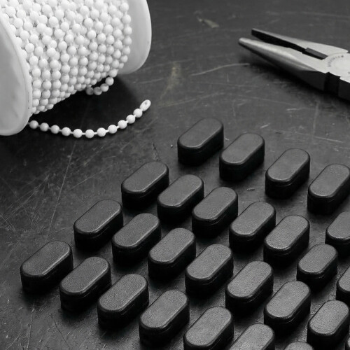 30Pièces Embouts Chaînes Billes Pom Réparation Stores Maison 2