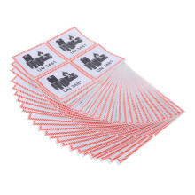 100 Sheets Battery  Labels UN3481 Lithium Ion Warning Stickers with Durable Adhesive
