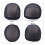 12 Pack Black Mesh Wig Caps Medium Size Breathable Stretchable Nylon for Secure Comfortable Fit 4