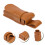 Leather Harmonica Case Set 4 Pack Brown Durable Scratch Protection for Beginner and Travel Use 3