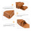 Leather Harmonica Case Set 4 Pack Brown Durable Scratch Protection for Beginner and Travel Use 5