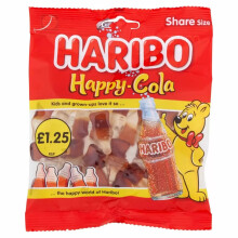 Haribo Happy Cola Bottles Bag 140g (Pack of 1)