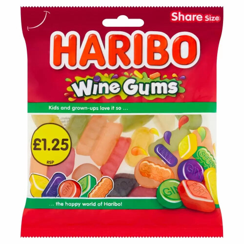 Haribo Haribo Wine Gums 140g (Pack of 12)