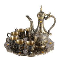 Multifunction Bronze Zinc Alloy Materials Turkish Coffee Pot and