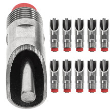 10pcs Automatic Pig Waterer Stainless Steel Livestock Drinker Leak Prevention Design for Pigs and Cattle