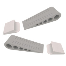2pcs Durable ABS Door Stopper Set, NonSlip Security Door Wedge for Indoor Use