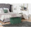 Beliani Storage Ottoman MICHIGAN Velvet Dark Green 2