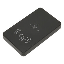 Portable Smart Card & 2D Barcode Scanner for Office Access, ABS Material