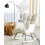 Beliani Rocking Chair OULU Boucle White 2