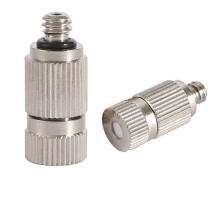 50pcs  Pressure Stainless Steel Misting Nozzle Kit 3/16 Inch Thread AntiDrip Leakproof Spray for Outdoor Cooling