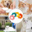 4Pcs Cats Cone Collar Protective Neckwear With Adjustable Button 2