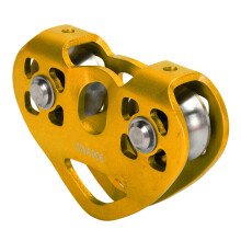 Doppelter Kletter-Zipline-Rolle, Herzform, 30KN, Aluminiumstahl