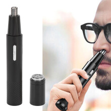 Multifunktionaler 2-in-1 USB wiederaufladbarer Nasenhaarschneider – Schwarz, 600mAh