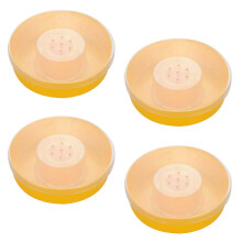 Bee Hive Feeder Set 4 Pack Round Hive  Water Bowls LeakProof Weatherproof Beekeeping Supplies