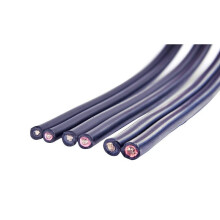 Solar PV Cable 14 AWG 2.5mm² 100m Black PVC Weatherproof Photovoltaic Extension Wire 2 Pin