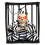 Animated Skeleton Cage Ghost Halloween Decoration 1
